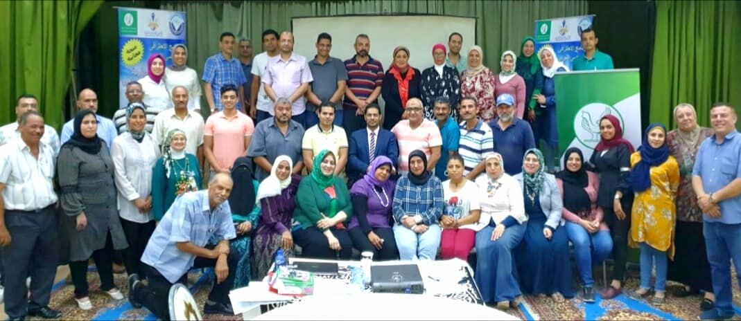 الدكتور سليم الكهالي في محطة تدريبية في مصر